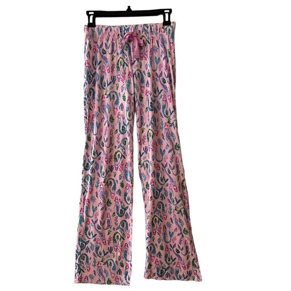 LILLY PULITZER PAJAMA PANTS IN PINK BLOSSOM GIRLS NIGHT OUT SIZE XS - Picture 1 of 14
